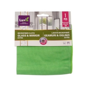 Luxia | Laveta microfibra geamuri si oglinzi extra, 32x32cm, luxia 4063 | 1001cosmetice.ro