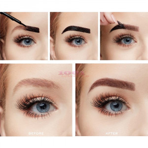 Makeup revolution brow tint semi-permanent for 3 day vopsea sprancene taupe thumb 4 - 1001cosmetice.ro