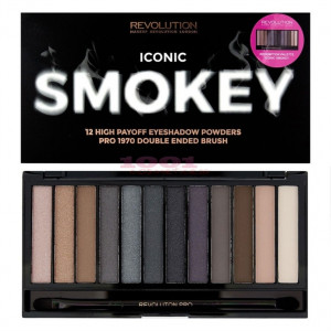 Makeup revolution london iconic smokey palette thumb 1 - 1001cosmetice.ro