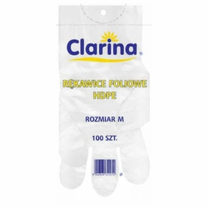 Baie | Manusi folie, marimea m, clarina, 100 bucati, cla-5195 | 1001cosmetice.ro