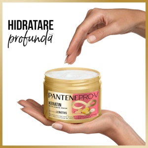 [Masca de par cu keratina pentru par lung pantene pro-v, 300ml - 1001cosmetice.ro] [2]