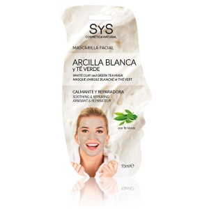 Masca faciala cu Argila Alba si Ceai Verde 15 ml SYS Cosmetica, 15 ml