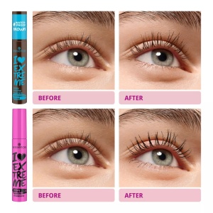 [Mascara love extreme crazy volume waterproof mascara brown essence, 12 ml - 1001cosmetice.ro] [2]