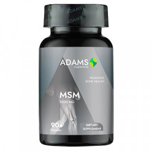 MSM 1000 mg, supliment alimentar, Adams, Cutie 90 capsule