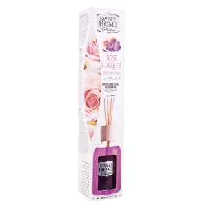 Odorizante camera, sweet home | Odorizant betisoare pentru camera miros de trandafir si violete, sweet home, 100 ml | 1001cosmetice.ro