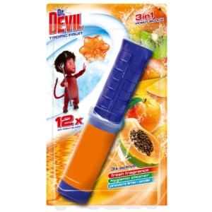 Baie, tomil | Odorizant gel wc 12x tropic fruit dr devil, 75 ml | 1001cosmetice.ro