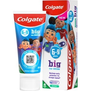 Pasta de dinti Big Kids Smiles 6-9 ani Colgate, 50 ml