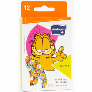 Plasturi pentru copii Happy Garfield, Bella Matopat, 12 bucati