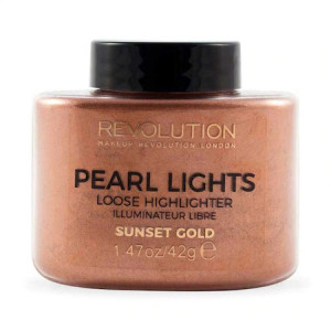 [Pudra iluminatoare pearl lights loose highlighter sunset gold, makeup revolution, 25 g - 1001cosmetice.ro] [1]