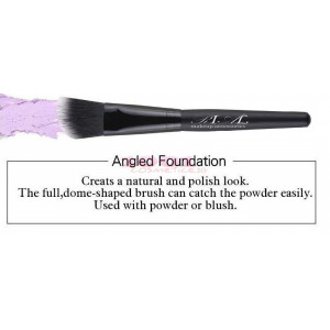 Rial makeup accessories angled foundation brush pensula pentru fond de ten 15-4 thumb 1 - 1001cosmetice.ro