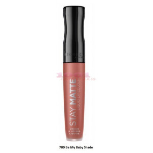 Rimmel london stay matte liquid lip colour gloss de buze mat rezistent thumb 5 - 1001cosmetice.ro