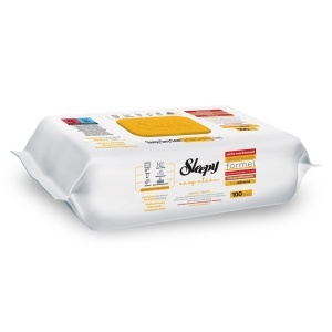 Sleepy | Servetele umede cu oțet alb si bicarbonat de sodiu, herbal soap, extra large, sleepy, 100 bucati | 1001cosmetice.ro