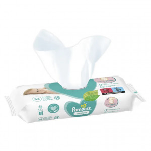 [Servetele umede pentru copii, pampers sensitive, pachet 52 bucati - 1001cosmetice.ro] [1]