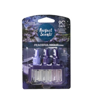 Set 3 rezerve Peaceful Night, Perfect Scents/Ambi Pur, 20 ml