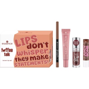 Make-up | Set 4 produse pentru machiajul buzelor toffee talk essence | 1001cosmetice.ro