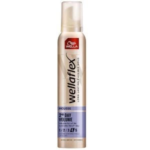 Fixativ &amp; spuma, wella | Spuma pentru par cu grad de fixare 4 - 2nd day volume wellaflex, 200 ml | 1001cosmetice.ro