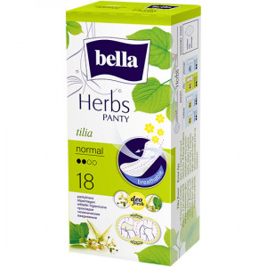 Absorbante igienice subtiri normal 2 Herbs tilia Bella, pachet 18 bucati