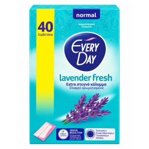 Every day | Absorbante zilnice cu miros de lavanda, every day, 40 bucăți | 1001cosmetice.ro
