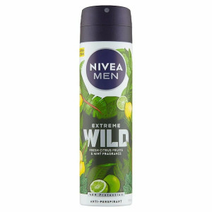 Antiperspirant deo spray Extreme Wild, cu Fresh Citrus Fruits & Mint Nivea Men ,150 ml