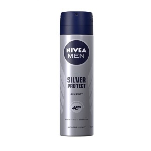 Antiperspirant deodorant spray 48H, Silver Protect, Nivea Men, 250 ml