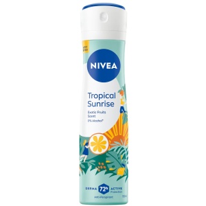 Parfumuri dama, nivea | Antiperspirant spray 72h, 0% alcool, tropical sunrise, nivea, 150 ml | 1001cosmetice.ro