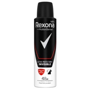 Antiperspirant spray, Active protection invisible, Rexona Men, 150 ml