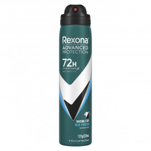 Antiperspirant Spray Advanced Protection Invisible, Rexona Men, 200 ml