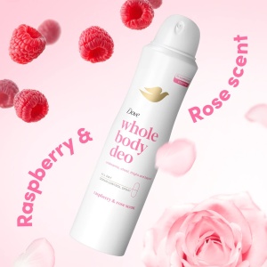[Antiperspirant spray, whole body deodorant, raspberry & rose, dove, 150 ml - 1001cosmetice.ro] [5]
