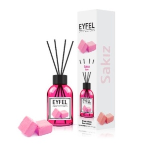 Betisoare odorizante pentru camera, Reed Diffuzer, cu miros de Bubble Gum, Eyfel, 120 ml
