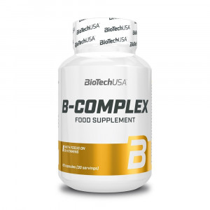 BIOTECH USA B-COMPLEX FOOD SUPPLEMENT SUPLIMENT ALIMENTAR 60 CAPSULE