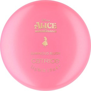 Fard de obraz (blush) | Blush cu particule strălucitoare, disney alice in wonderland, catrice, c02 full of wonders, catrice, 5.6 g | 1001cosmetice.ro