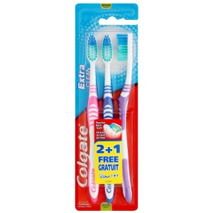 Igiena orala | Colgate zig zag 2+1 periute de dinti medium set | 1001cosmetice.ro
