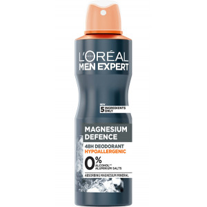 Deodorant magnesium defense hipoalergenic 0% alcool, loreal men expert, 150ml thumb 1 - 1001cosmetice.ro
