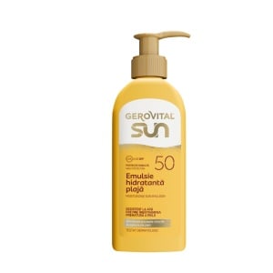 Produse plaja | Emulsie hidratanta pentru plaja cu spf 50, gerovital sun, 200 ml | 1001cosmetice.ro