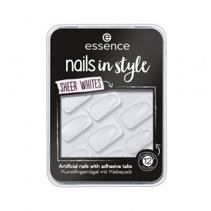 ESSENCE NAILS IN STYLE SHEER WHITES BLANK CANVAS 11