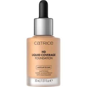 Make-up | Fond de ten hd liquid coverage, camel beige 046, catrice, 30 ml | 1001cosmetice.ro
