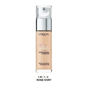 Față, loreal | Fond de ten super blendable true match, l'oreal, rose/ivory 1.r/1.c | 1001cosmetice.ro