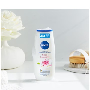[Gel de dus rose and almond oil, nivea, 250 ml - 1001cosmetice.ro] [2]