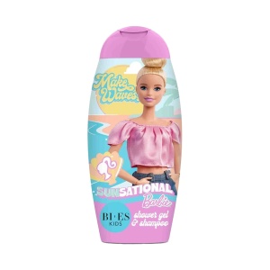 Gel de dus + sampon SunSational Barbie, Bi-Es, 250 ml