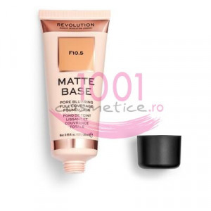 Makeup revolution matte base pore blurring full coverage fond de ten f10.5 thumb 3 - 1001cosmetice.ro