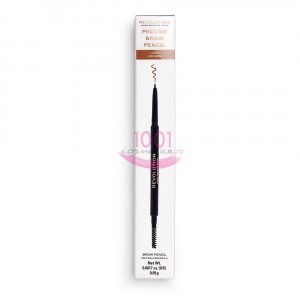 Makeup revolution precise brow pencil creion retractabil + perie pentru sprancene light brown thumb 3 - 1001cosmetice.ro