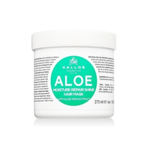 Sampon uscat | Mască regeneranta cu aloe vera pentru par uscat si deteriorat kallos 275 ml | 1001cosmetice.ro