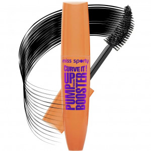 Mascara Pump Up Booster Curve it! Extra Black, Miss Sporty , 12 ml