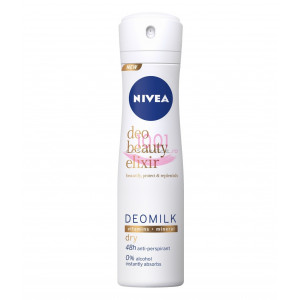Nivea beauty elixir deomilk dry 48h anti-perspirant deodorant spray femei thumb 1 - 1001cosmetice.ro