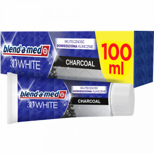Pasta de dinti 3D White Charcoal Blend-a-Med, 100 ml