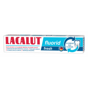 Pasta de dinti Fluorid Fresh, Lacalut, 75 ml