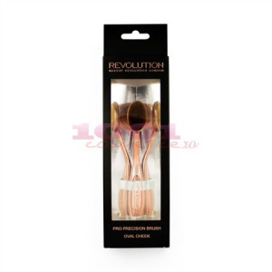 [Pensula makeup revolution precision oval cheek, pentru aplicarea primerului, pudrei si bronzerului. - 1001cosmetice.ro] [3]