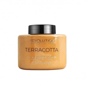 [Pudra pulbere matifianta pentru fixarea machiajului, baking loose powder makeup revolution, terracota, 35 g - 1001cosmetice.ro] [1]