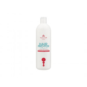 Sampon Hair Pro-Tox cu Cheratina, Colagen si Acid hialuronic, Kallos, 500 ml