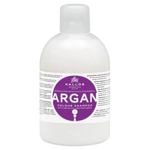 Sampon pentru stralucirea parului vopsit cu parfum de ulei de argan, Kallos, 1000 ml